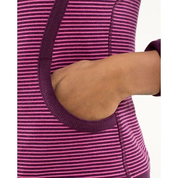 Lululemon Scuba Hoodie in Hyper Stripe Printed Afterglo Plum - Picture 13 of 13